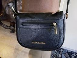 BRAND NEW AUTHENTIC BLACK MICHAEL KORS JULIA LEATHER WOMAN M