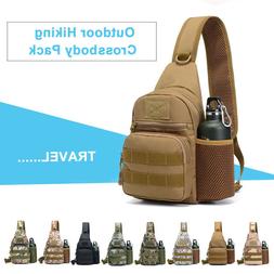 Camouflage Military Tactical Chest Bag Crossbody Bag With Wa