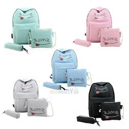 Canvas School Travel Backpack Cute Casual Shoulder Laptop Ba