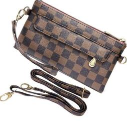 Checkered Cross Body Bag For Women Brand New Bag Luxury Spac