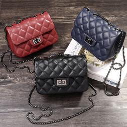 Classic Crossbody Shoulder Bag for Women Quilted Purse With 