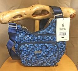 BAGGALLINI Criss Cross Crossbody Bag NWT Pacific Pop Blue