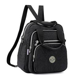 For Women Waterproof Nylon Shoulder Bag Travel Backpack Purs