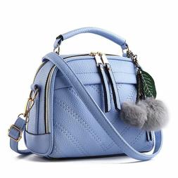 Crossbody Women Double Zipper Square Shoulder Locomotive Mes