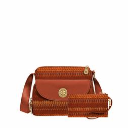 Baggallini Gold Provence Crossbody Bag - PNC 128 - Flame Pri