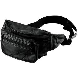 Maxam Italian Stone Design Genuine Lambskin Leather Belt Bag