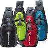 Men Women Nylon Sling Bag Backpack Crossbody Shoulder Chest 