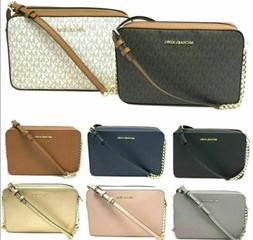 Michael Kors Large Jet Set  East West Crossbody Leather PVC 
