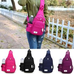 Men Women Travel Bag Backpack Cycle Sling Bag Nylon Crossbod