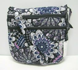 Vera Bradley Mimosa Medallion Trio / Triple Zip Hipster Cros