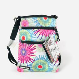 NEW Yak Pack CROSSTOWN Crossbody Bag Purse Fireworks White