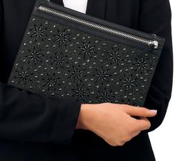 NIB $349 Swarovski Firework Bag Crossbody Shoulder Leather C