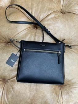 NWT DKNY BRYANT PARK NS ZIP CROSSBODY BAG PURSE BLACK R91E10