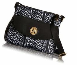 Baggallini Provence Crossbody One Size Black/White Illusion 