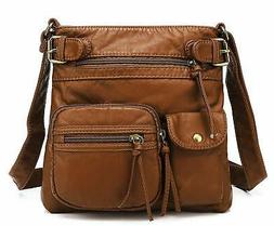 Scarleton Small Multi Pocket Crossbody Bag for Women, Ultra 