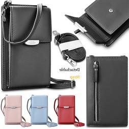 Small Crossbody Wallet Leathe Card Slot Shoulder Bag Cellpho