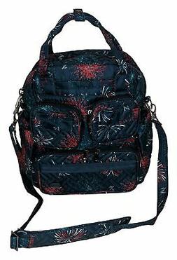Lug Sz Medium Quilted Day Bag - Mini Puddle Jumper 2 Firewor
