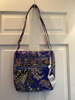 🪁 VERA BRADLEY Triple Zip Hipster ROMANTIC PAISLEY Bag Pu
