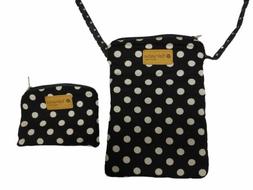 Tainada Triple Zip Roomy Crossbody Phone Travel Wallet Pouch