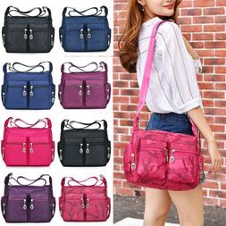 For Multi-pocket Shoulder Bag Waterproof Lady Crossbody Bag