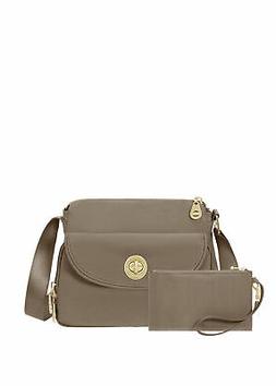 baggallini Women's Provence Crossbody Should Handbag, Nylon,