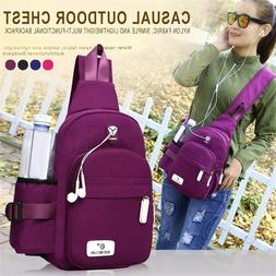 Women Waterproof Crossbody Shoulder Bag Traveling Backpack L